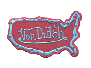 Von Dutch pink & baby blue gasket